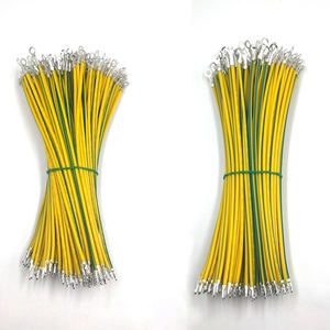 Câble de borne à sertir à anneau torique de fil de raccordement de connecteur <span class=keywords><strong>isolé</strong></span> personnalisé UL1015 - Product Image 6