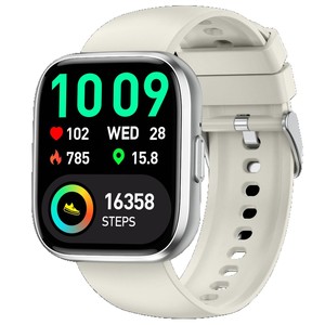 P114 Square Silicone <strong>Smart</strong> <strong>Watch</strong> Heart Rate Blood Oxygen Health Monitoring Sports For Call Source Factory - Product Image 1