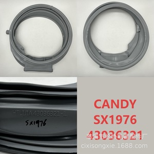 Sello de Puerta para Lavadora Candy 45319968 SX1977, Pieza de Goma Duradera - Product Image 4