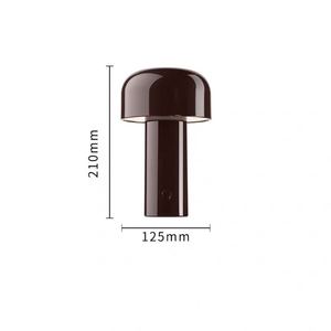 Modern <strong>Small</strong> Iron Mushroom Table <strong>Lamps</strong> with <strong>Touch</strong> Control Adjustable Eye Caring Battery Operated for Reading Room - Product Image 2