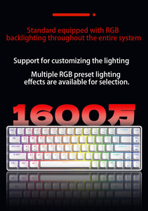 Ez68 hiệu suất cao từ trục Bàn phím cạnh tranh nhất hợp đồng độ trễ thấp RGB chiếu sáng dưới vị trí dẫn - Product Image 2