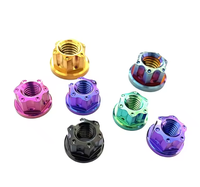 Sekrup Titanium Torx Pan Head Metrik Inci Kelas TC2/TC4 Warna Anodized ISO14583 Kustom OEM Sepeda Motor Dirgantara