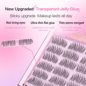定制标志无胶自粘睫毛假睫毛簇睫毛预粘压机无胶预粘簇睫毛 - Product Image 6