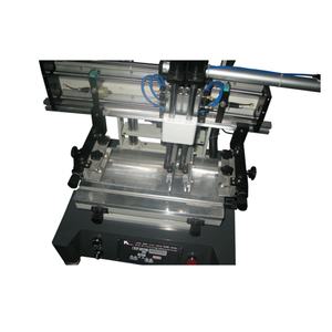 New Semi-Automatic <b>Desktop</b> Silkscreen Card <b>Printer</b> Includes PVC Pocket Glass Bucket Screen Printing T Groove Table Motor PLC - Product Image 2