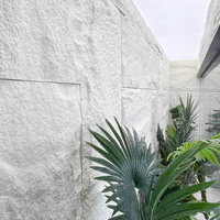 Décoration de panneau mural de texture de pierre interne et externe polyuréthane faux pu-steine culture panneaux de pierre pu