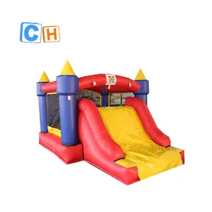 Mini Combo de Casa de rebote comercial, hinchable con toboganes secos para interiores, Castillo de salto inflable para fiesta, gran oferta