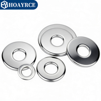 304 Stainless Steel Flat Washer Round Plain Washer M2-M48 Standard and Custom Sizes