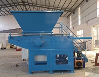 Broyeur de déchets métalliques robuste, déchiqueteuse de déchets, machine de broyage et de déchiquetage pour mousse, éponge, caoutchouc, tissu, plastique