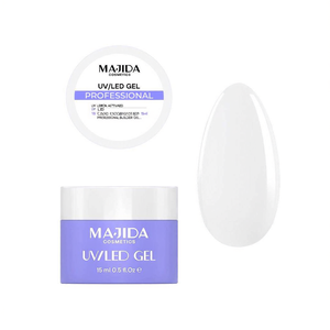 Gel UV LED Transparente Majida Cosmetics 15ml, Gel Constructor Profesional - Product Image 3