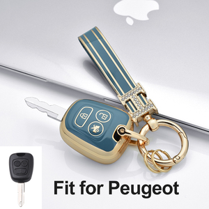 Logo personnalisé souple TPU porte-clés de voiture Carkey étui sac couverture <span class=keywords><strong>coque</strong></span> pour <span class=keywords><strong>peugeot</strong></span> 206 <span class=keywords><strong>207</strong></span> 307 Dena Celysee citroën C2 Pride accessoires - Product Image 4