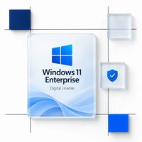 Sistem Operasi Windows 11 Enterprise Edition untuk Organisasi Besar, Jaringan Bisnis, Komputer Tersedia, Dilengkapi Internet