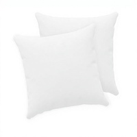 Housse de coussin carrée unie 100% coton lavable avec fermeture enveloppe, taie d'oreiller décorative pour la maison, style uni, hypoallergénique, tricotée