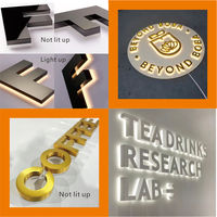 Lettres lumineuses LED 3D personnalisées DakeSign, logo en acrylique rétroéclairé, panneau d'affichage pour les entreprises automobiles, utilisation en extérieur, panneau d'affichage