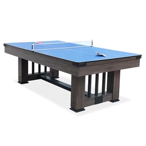 8FT 3 in 1 tavolo da biliardo in stile <span class=keywords><strong>roma</strong></span> con tavola da ping pong e piano del tavolo da riunione - Product Image 2