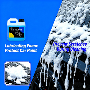 Champú para Autos Multifuncional Ecológico de 1L OEM/OEDM, Color Rosa/Azul, Espuma Química Líquida, Cañón de Espuma de Nieve, Sin Enjuague - Product Image 4