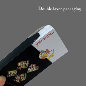 Parti oyunları hediye için özel Logo PVC Poker kartları plastik oyun kartları - Product Image 2
