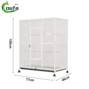 Vente flash : Grande volière sur roues, <span class=keywords><strong>cage</strong></span> à oiseaux en fer pour l'extérieur, <span class=keywords><strong>cage</strong></span> à oiseaux à bungee pour perroquet, calopsitte, pinson - Product Image 6