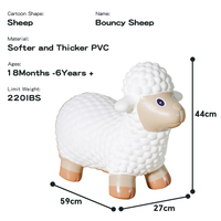 Juguetes de tolva de animales inflables para niños de alta calidad baratos, burro inflable de caballo con accesorios, regalo divertido