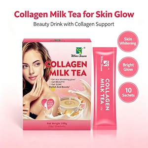 OEM Instant Skin Glow Beauty Blanqueamiento Suplementos de té Colágeno Proteína de leche en polvo Té adelgazante para blanquear la piel - Product Image 6