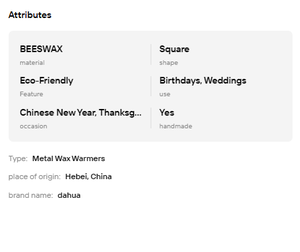 วัตถุดิบทำเทียนหอมทำมือ 100% ขี้ผึ้งแท้ สีเหลืองขาว เป็นมิตรกับสิ่งแวดล้อม จำหน่ายจำนวนมาก - Product Image 6