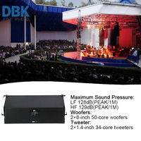 Système de haut-parleurs Line Array Premium Dual 8 pouces-Équipement audio professionnel passif pour les concerts intérieurs/extérieurs, les DJ et les événements en direct