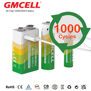 Wholesale <b>AA</b> Rechargeable Battery 1.5V Type-C USB Batteries 3150mWh Li-ion Rechargeable Battery for Toys - Product Image 3