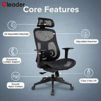 Chaise de bureau ergonomique de luxe moderne et confortable à dossier haut en maille avec siège réglable en hauteur pour usage domestique ou professionnel