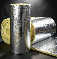 Rouleau de laine de verre INSULWOOL 25-200mm 24/32/64kg Certifié KTS Coréen pour la préservation thermique des maisons conteneurs Taille personnalisée