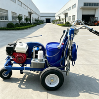 Machine de marquage routier manuelle à peinture froide, capacité 6L, pour petits parkings