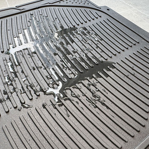 <span class=keywords><strong>Tapis</strong></span> de sol universels en PVC pour <span class=keywords><strong>voiture</strong></span> cinq places, antidérapants, imperméables, transfrontaliers, avec design découpable et ajustement standard - Product Image 3