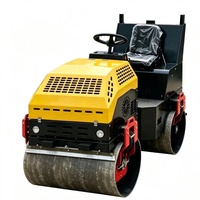 Rouleau compresseur vibrant à double tambour robuste ME200, 6 tonnes, moteur, système entièrement hydraulique, compactage de sol fiable pour routes
