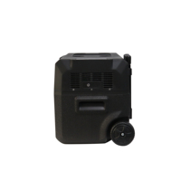 Réfrigérateur électrique portable avec roues, barre de traction rétractable, réfrigération thermoélectrique, capacité de 30 L, utilisation en extérieur, en voiture