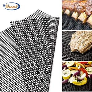 2023 Hot-selling Products Barbecue <b>Grill</b> <b>Mesh</b> Mat Non-stick Bbq <b>Grill</b> Mats High Temperature 260 Degrees - Product Image 2