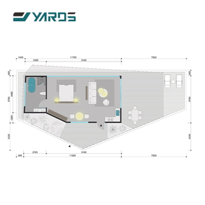 Fournisseur de haute qualité, cabine intelligente, isolation murale ultra épaisse, glamping, mini-<span class=keywords><strong>maison</strong></span> de plein air - Product Image 3