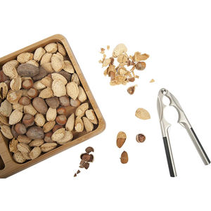 100%Natural Nut Cracker <b>Serving</b> Tray Bamboo Cracker Nut <b>Set</b> 2pcs - Product Image 5