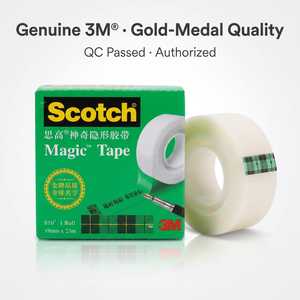 3M <strong>Scotch</strong> <strong>Magic</strong> <strong>Tape</strong> 810 Invisible Matte Writable Clear Adhesive <strong>Tape</strong> 19mm Office Stationery Roll - Product Image 5
