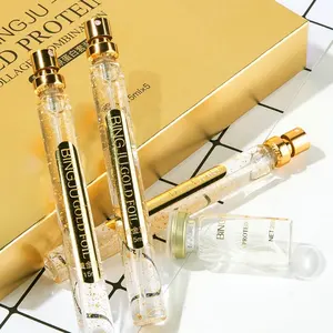 skin care product Remove wrinkles Facial thread lift Essen Gold Protein Peptide Line Carving Face Serum set