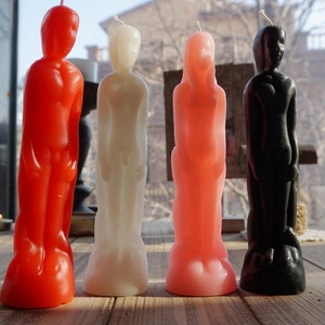 <span class=keywords><strong>Bougie</strong></span> artisanale en cire <span class=keywords><strong>d</strong></span>'abeille, figurine féminine unique / Bougies figurines de couple avec fonction de prière, modèle 006-DGV/OEM/ODM Marque - Product Image 4