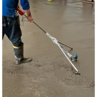 Hocheffizientes Motorisiertes Elektrisches Vibrationslineal mit Geschwindigkeitsregelung, Langlebiges Beton-Vibrationsnivellierwerkzeug, Einfach zu Bedienen