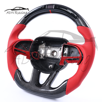 Volant en fibre de carbone personnalisé pour DODGE Hellcat SRT, design sur mesure, 2014+
