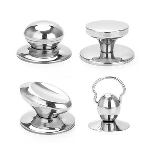 Bán số lượng lớn thép không gỉ knobs của Glass nắp không dính nồi nắp Grip Frying Pan xử lý đối với nấu ăn nồi Bìa - Product Image 1