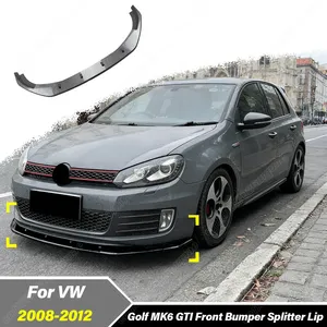 For <b>Golf</b> <b>MK6</b> 2009 2010 2011 2012 Front Bumper Lip Lower Chin <b>Spoiler</b> Automobile Decorate Parts - Product Image 1