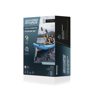 Bestway 65131 Cove Champion X2, Yate Deportivo Eléctrico, Kayak Inflable de PVC para 2 Personas, Pesca y Deriva con Pedales - Product Image 6