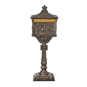 <span class=keywords><strong>Boîte</strong></span> <span class=keywords><strong>aux</strong></span> <span class=keywords><strong>lettres</strong></span> de bureau en aluminium thermolaqué, haute résistance, capacité 10L, avec serrure à clé - Product Image 2