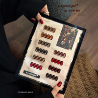 Suuseegel Gel de vernis à ongles effet œil de chat 10 couleurs, effet de poursuite lumineuse, sans TPO, sans HEMA, gel œil de chat à perles de verre, ensemble spécial