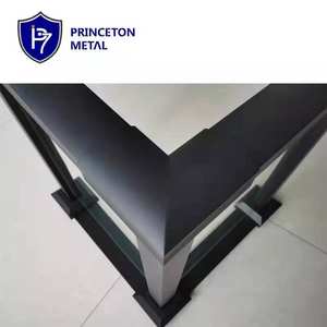 מודרני עיצוב מתכת מעקה מעקה מערכת אלומיניום מסחרי מעקה זכוכית עם מסגרת עבור פרויקט - Product Image 5