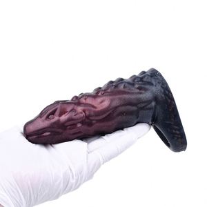 Penis Sleeve with Cock Rings Penis Extender Silicone Fantasy Hollow Penis Enlargement Reusable Adult Sex Toys for Men Couples - Product Image 6