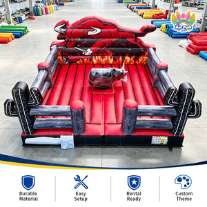 <span class=keywords><strong>Toro</strong></span> Mecánico Inflable AIRFUNPRO - Material <span class=keywords><strong>de</strong></span> PVC, Fácil Instalación para Uso Comercial, OEM ODM, Brincolín Inflable - Product Image 2