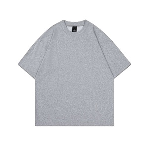 Fabricants de vêtements personnalisés été nouveautés 280 grammes 100% coton mode minimalisme manches courtes t-shirt <span class=keywords><strong>pour</strong></span> hommes - Product Image 1