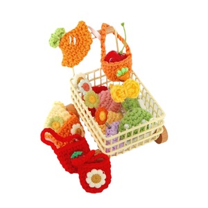 Chapeaux pour hamsters, couvre-chef floral pour animaux de compagnie, taille unique, accessoires en crochet doux pour petits animaux - Product Image 5